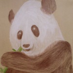 A panda I drew for a school project